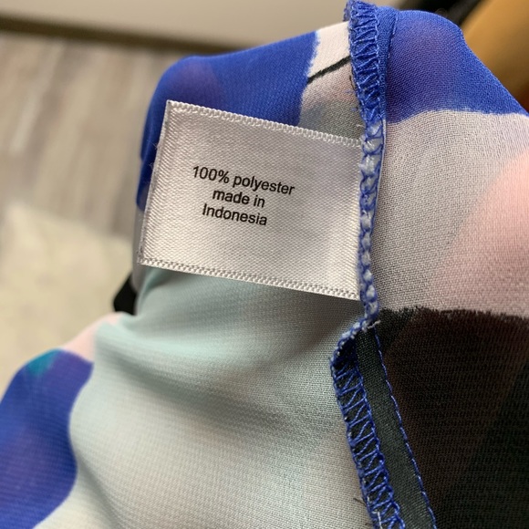 Lane Bryant Graphic Print Long Sleeve Blouse 14/16 - Picture 6 of 8